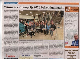 Winnaars Puienprijs 2023